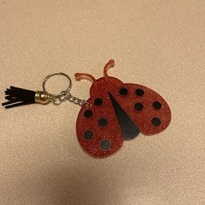 🎉🎉HP🎉🎉 Handmade Ladybug Keychain w/ Paint